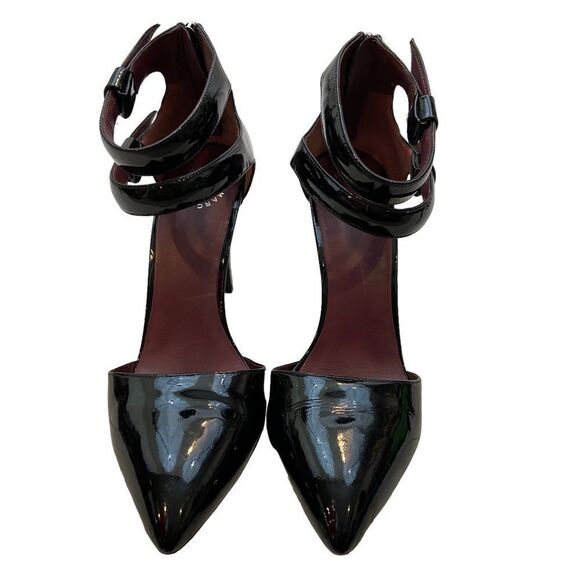 Marc by Marc Jacobs Black Pointed Toe‎ Patent Leather Heels Size 41 - Picture 7 of 14